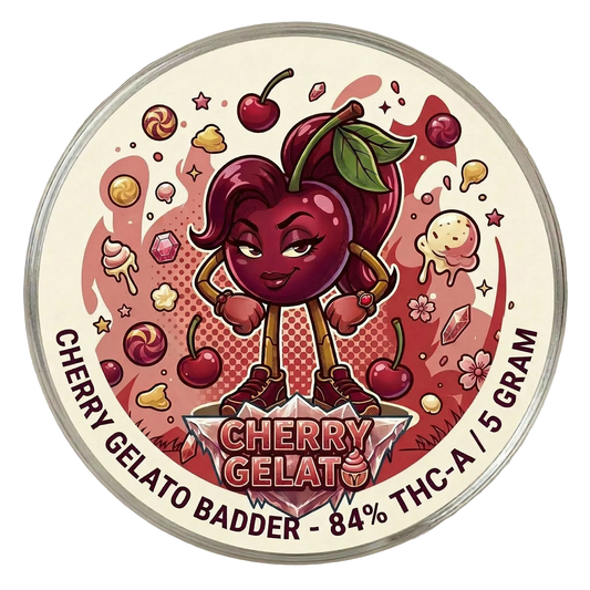THC-A Badder / 84 % THC-A / Cherry Gelato