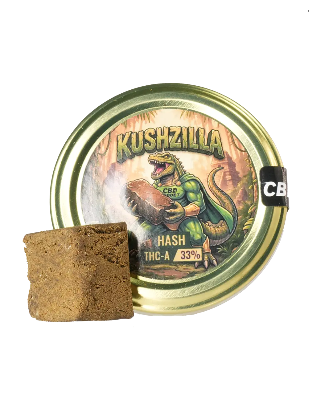Kushzilla THC-A hash 33 % – billede 3