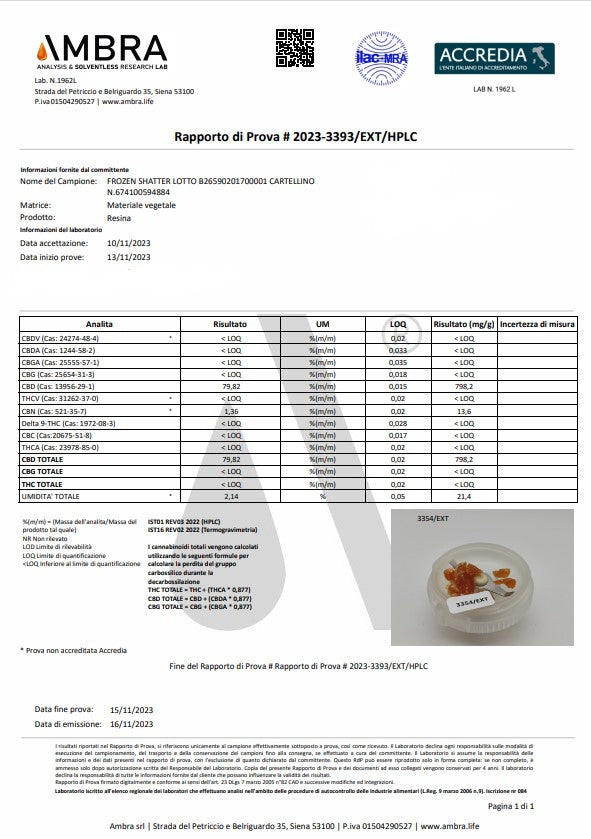 Peach Nectar CBD-destillat 83 % – billede 3