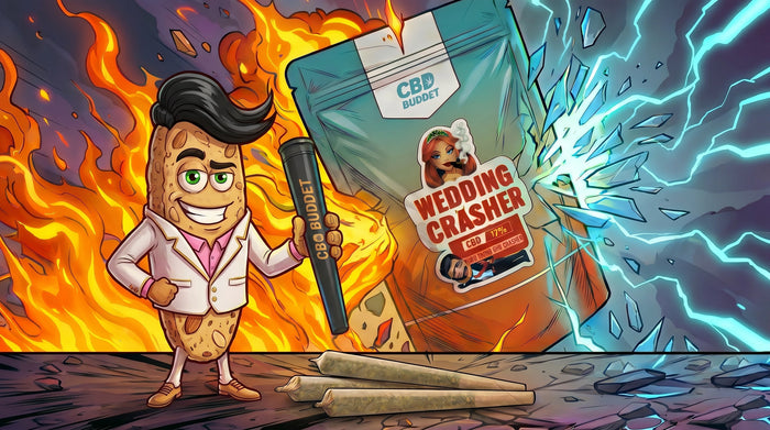 Wedding Crasher × Biscotti færdigrullet med THC-A badder