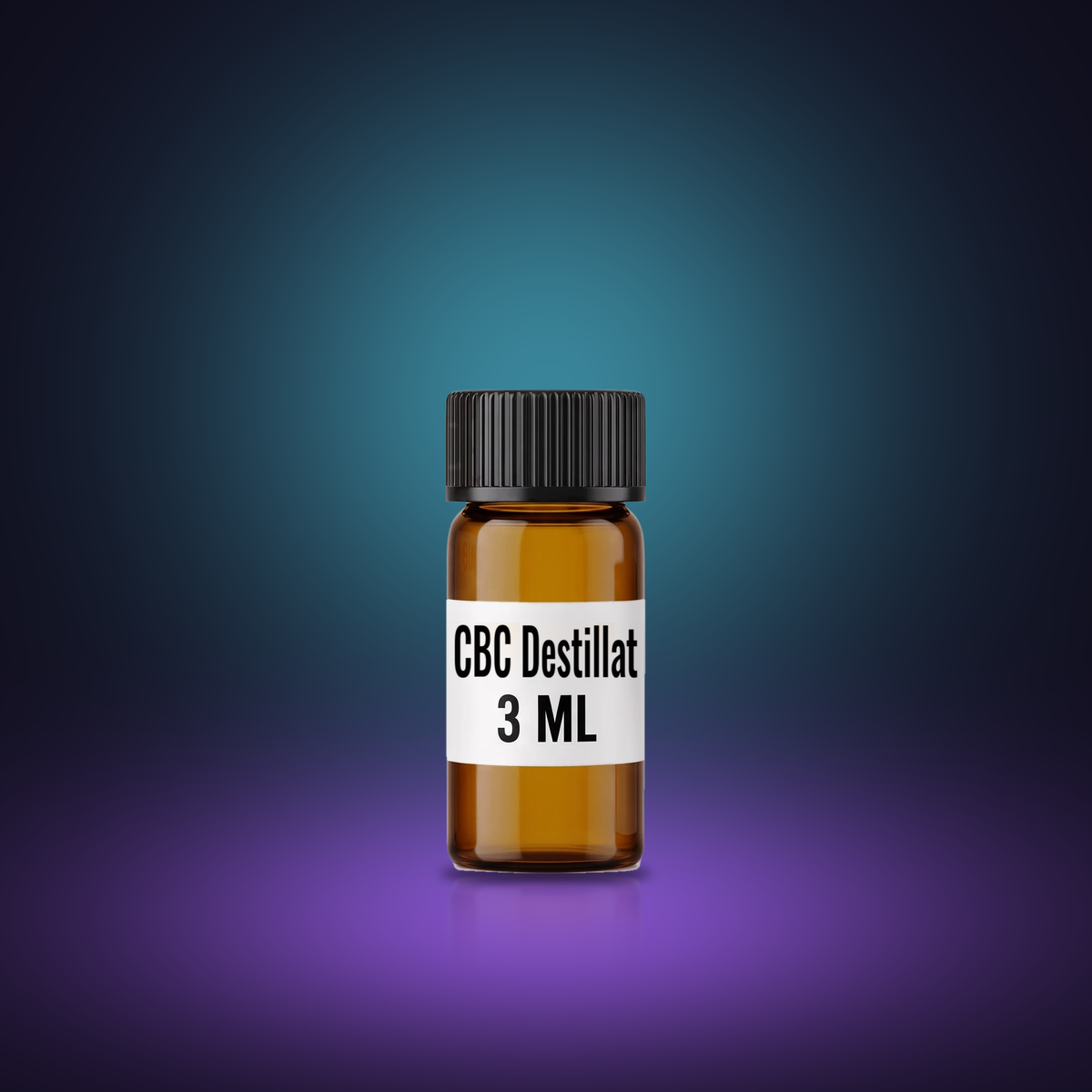 CBC destillat 3 ml – lys gylden olie