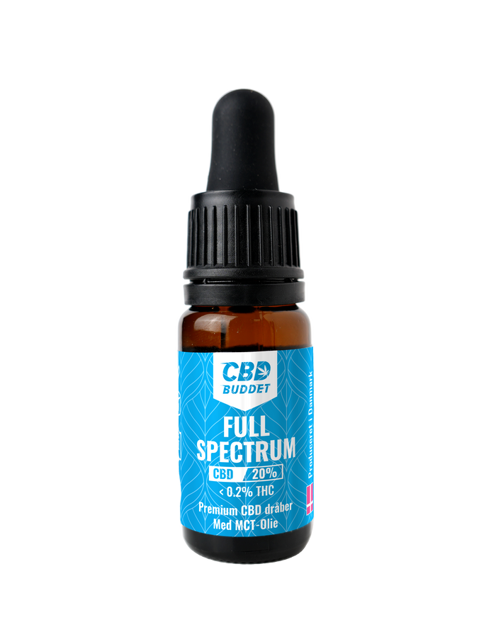 20 % Full Spectrum CBD-dråber fra CBD Buddet
