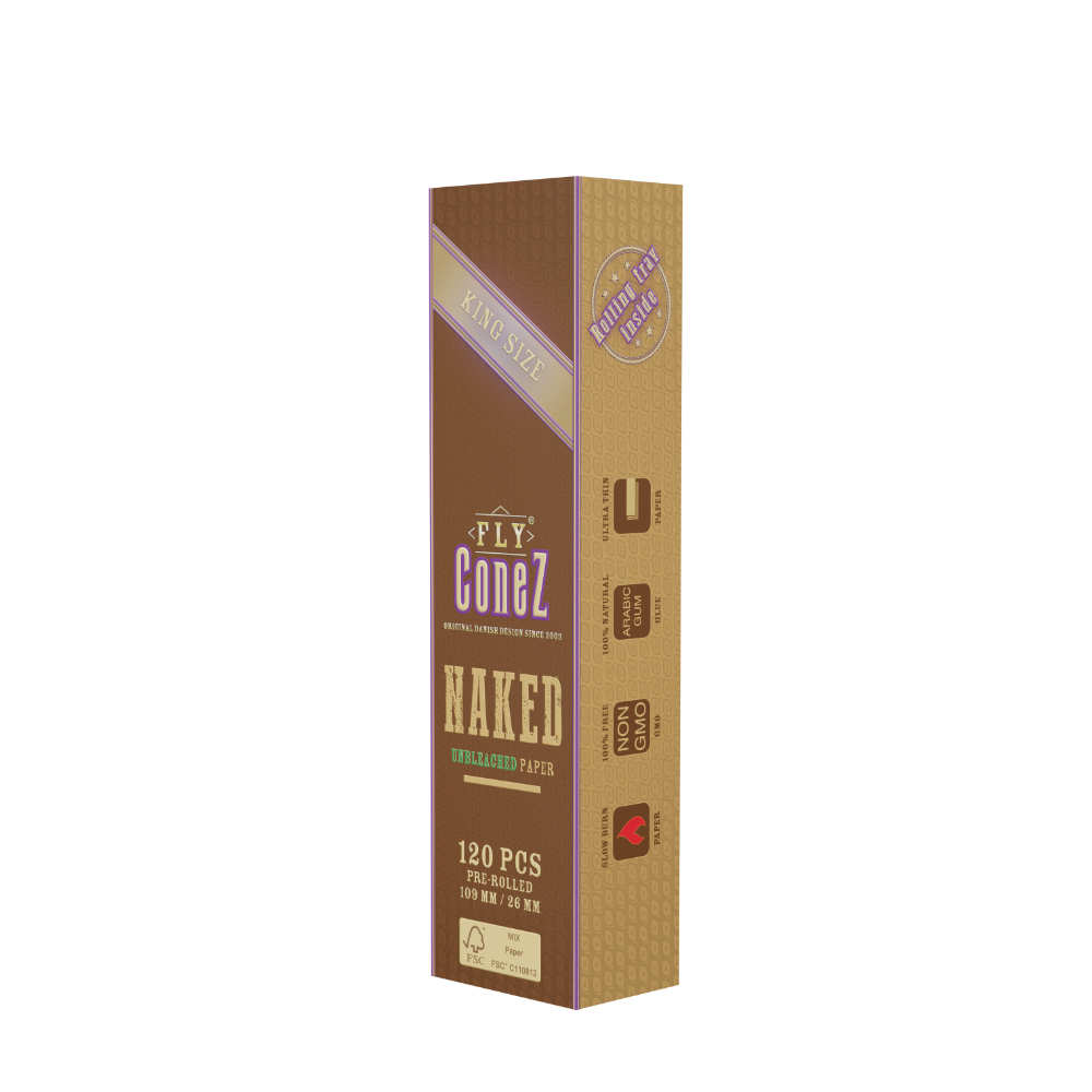 FLY Conez Naked – King Size (120 stk.)