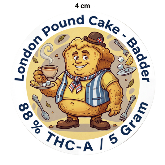 THC-A Badder / 88 % THC-A / London Pound Cake