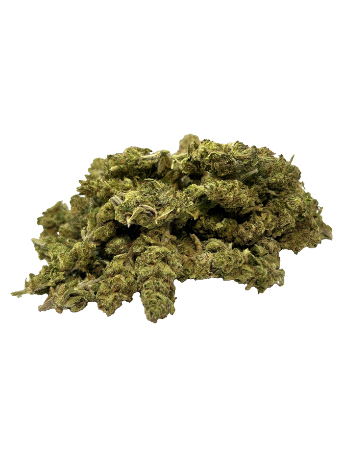 Royal Cheese Popcorn CBD-blomst – bunke af små toppe set forfra