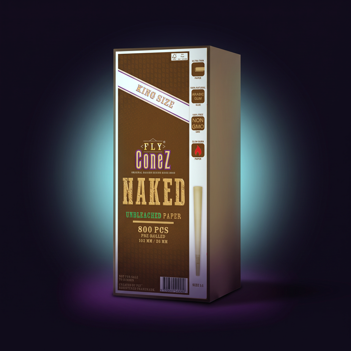 FLY Conez Naked King Size 800 stk.