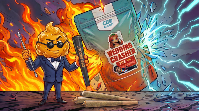 Wedding Crasher × Dosidos færdigrullet med THC-A live resin